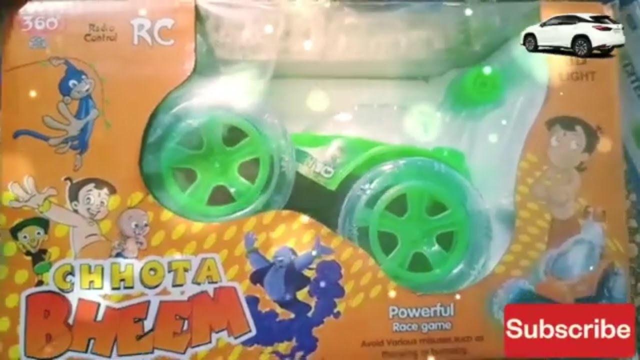 Chota Bheem 360 Stunt Rolling Rc Car unboxing| Ben10 Rc Car 