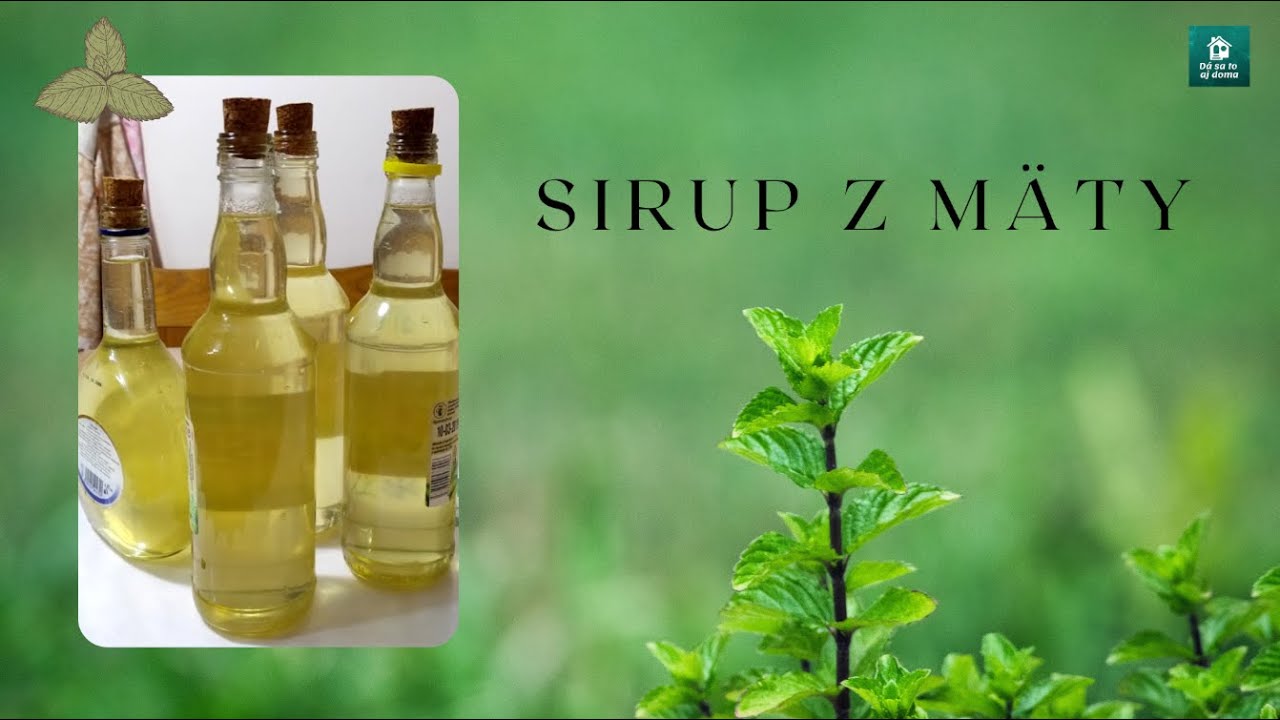 SIRUP Z MÄTY JE VÝBORNÝ NA TRÁVENIE, DO DOMÁCEHO MOJITA, LIMONÁDY ALEBO ČAJU. TAKTO SI HO PRIPRAVÍŠ.