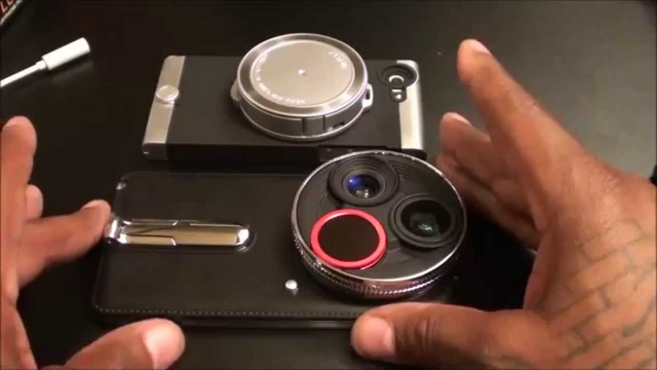 ZTYLUS Case and RV-2/1 Camera Lens For iPhone 5S/5 and Galaxy Note 3