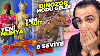 YENİ DEV GÜNCELLEME GELDİ OYUN DEĞİŞTİ!! 😮 T-REX MODU, DİNOZOR OLMA VE PEMBE MUMYA! | PUBG MOBILE