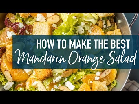 Videó: Hogyan Készítsünk Mandarin Salátát
