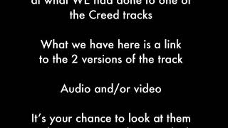 A message to the 87 Creed fans who are ready to look at what I’m about to show…..