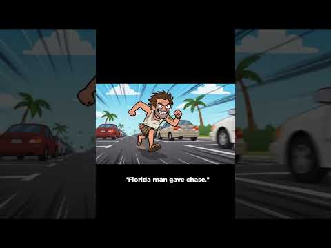 Florida man wrestles alligator in parking lot!!#viral#dailymemes #memes #floridastories #comedy