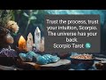 Pluto's power, Scorpio's depth, and the cards' wisdom.