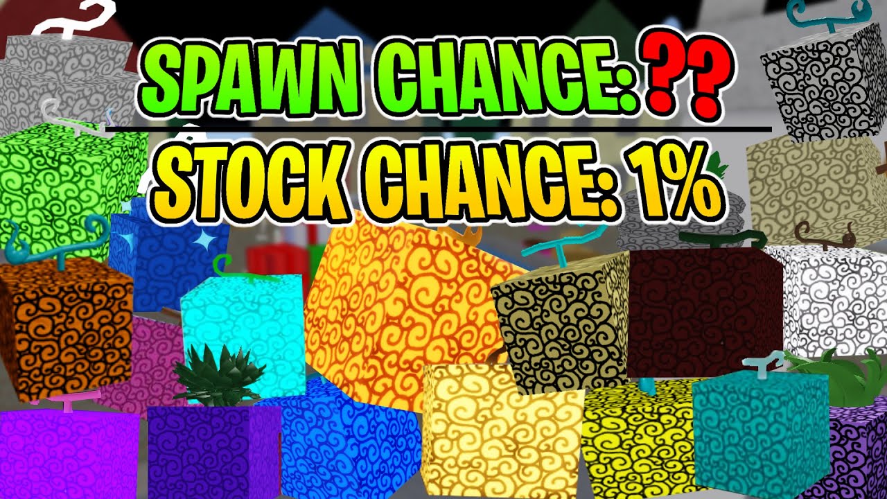 Devil Fruits Stock Chance in Blox Fruits! (RARITY!) 