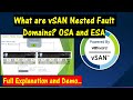 What are vSAN Nested Fault Domains. For vSAN OSA and vSAN ESA. The Complete Guide