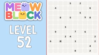 MeowBlock! Level 52 Gameplay & Solution