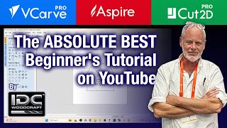 The Most Complete Vectric 101 Tutorial for Beginners (Vcarve, Aspire, Cut2D), CNC Router Project screenshot 5