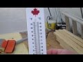 Winter in the Portable Garage Woodshop Winter in the Portable Garage Woodshop