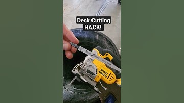 How To Cut Composite Decking With A Jigsaw #compositedecking