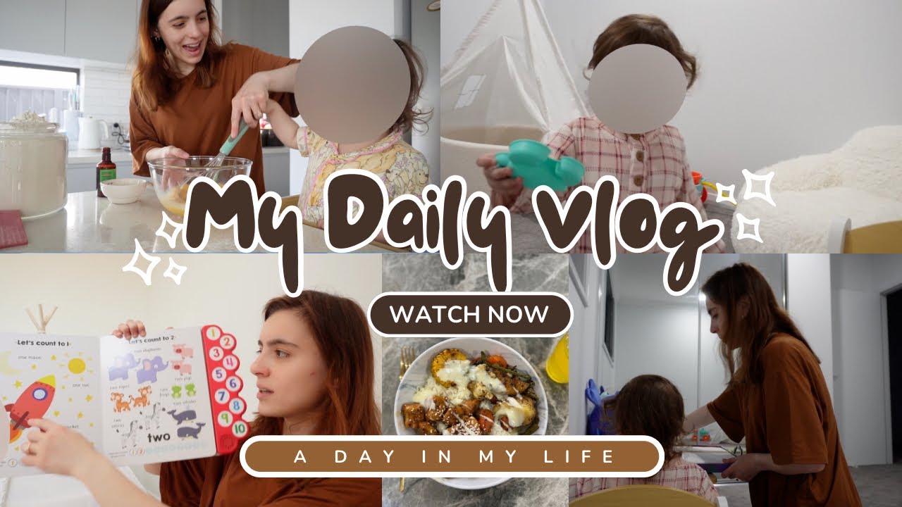 A Realistic Day in the Life of a Stay-at-Home Mom|VLOG