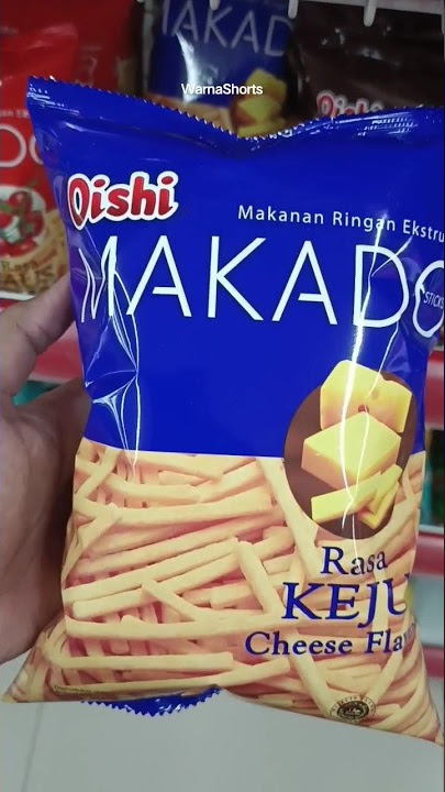 makado oishi sticks extruded food potato sticks beef BBQ cheese flavour tomato ketchup teste