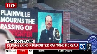 VIDEO: Plainville community remembers fallen firefighter