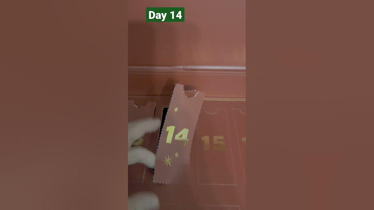 day 14 starbucks advent calendar YouTube