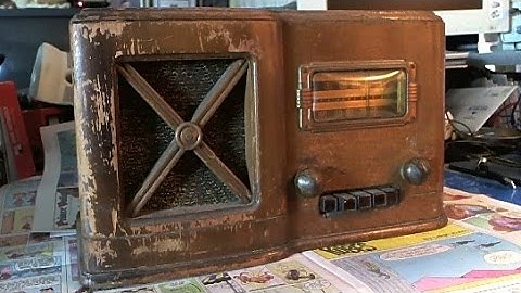 1939 Sears Silvertone Model 7252 Restore Part 1