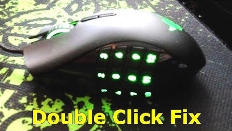 Razer Naga Double Click Issue Fix (Works for any Razer mouse)