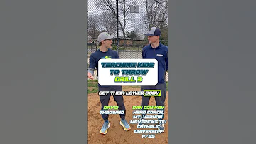 Teaching Kids to Throw -Drill 3 #baseball #softball #littleleague