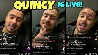 QUINCY INSTAGRAM LIVE!