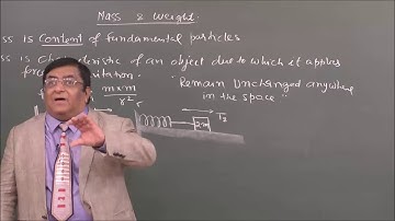 Phy-IX-10-04 Mass and Weight Pradeep Kshetrapal channel