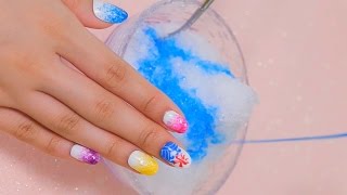 シャリっと涼しいかき氷ネイル｜ C CHANNELネイル