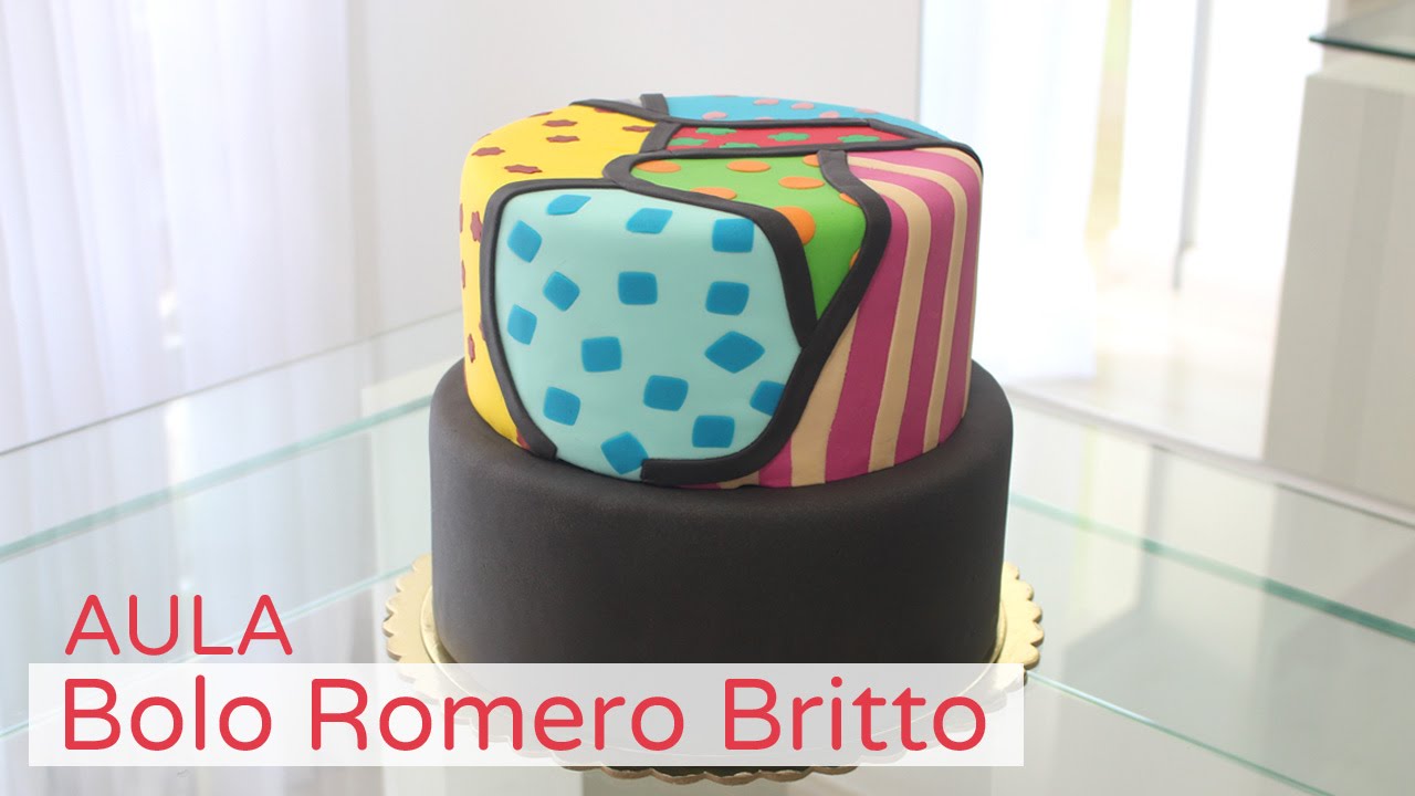 Bolo Romero Britto - Bolo da Semana