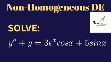 Superposition & Undetermined Coefficients Explained | Solve Non-Homogeneous DE| Lesson 26
