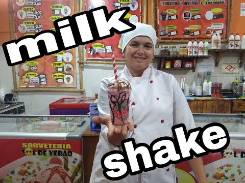 Vídeo: Preparando o milkshake mais delicioso