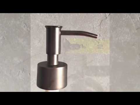 Attaching soap pumps to bottles without threads - skinny head soap pump by One Dream Design