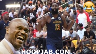 James Harden Drew League Highlights Shaqtin' A Fool Edition. HoopJab