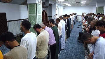 تلاوة خاشعة لسورة السجدة، النجم، الإنسان، المطففين من (صلاة الخسوف) بمدريد | حسام خوجة