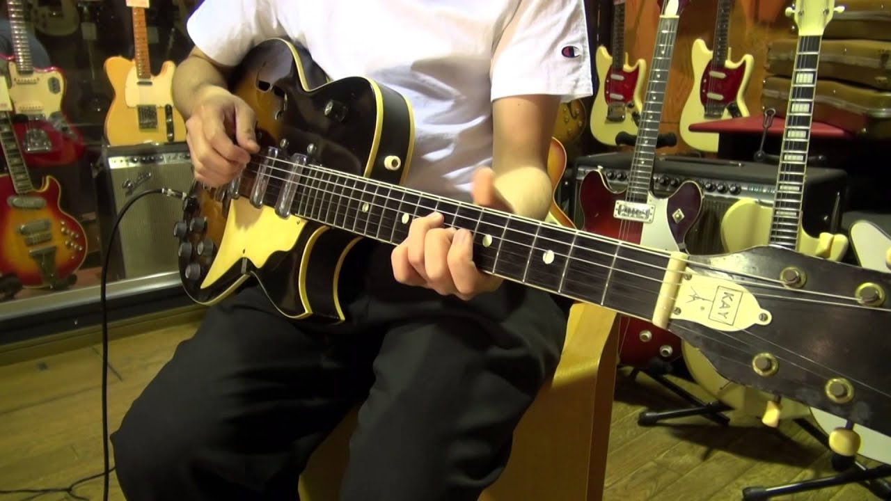池部楽器店】KAY K572 Speed Demon 60's ＜June 2015 HMVG＞ - YouTube