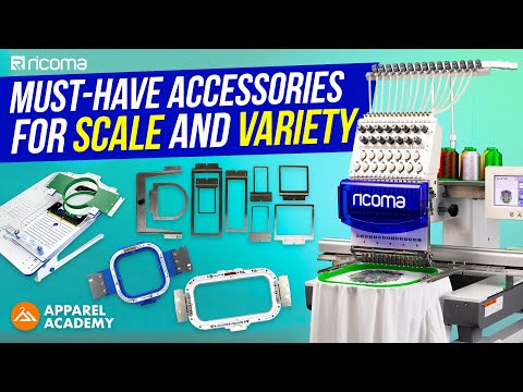 BEST EMBROIDERY Equipment | Must-Have Accessories To BOOST Your Business | Apparel Academy (Ep