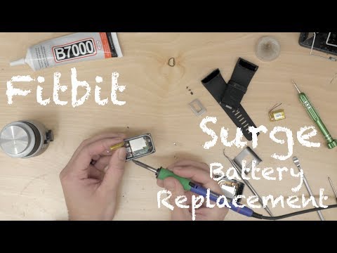 How to Replace Fitbit Surge Battery Replacement Swap Tutorial JoesGE