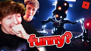 We played The funniest Roblox HORROR games💀 ...