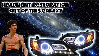 HEADLIGHT RESTORATION out of this galaxy 🌍🌍🌍🌍🌍🌍🌍 by The Headlight Restoration Pro 2,261 views 1 month ago 16 minutes