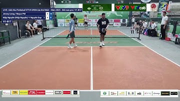 LIVE | Giải đấu Pickleball VTV9 OPEN Lần thứ Nhất – Năm 2025 - Đôi nam pro | V1-B17