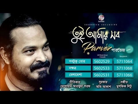 Tui Amar Sob      Parvez  Bangla Audio Song  Soundtek