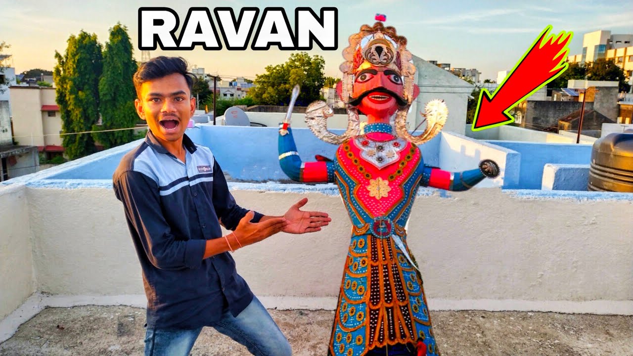 We Make Ravan And Burning | How To Make Ravan | Diwali Special Ravan ...