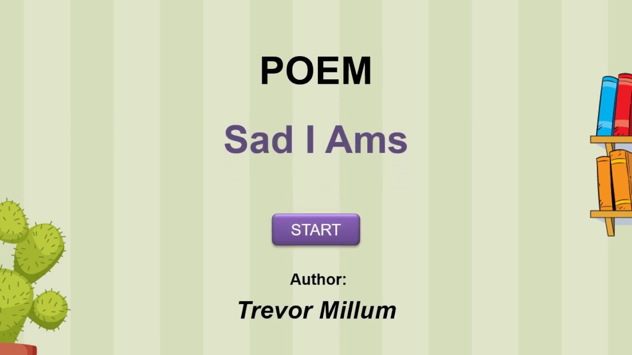 I be sad yesterday. Sad poem. Sad poem for Kids.