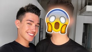 DOING MY LITTLE BROTHER'S MAKEUP!