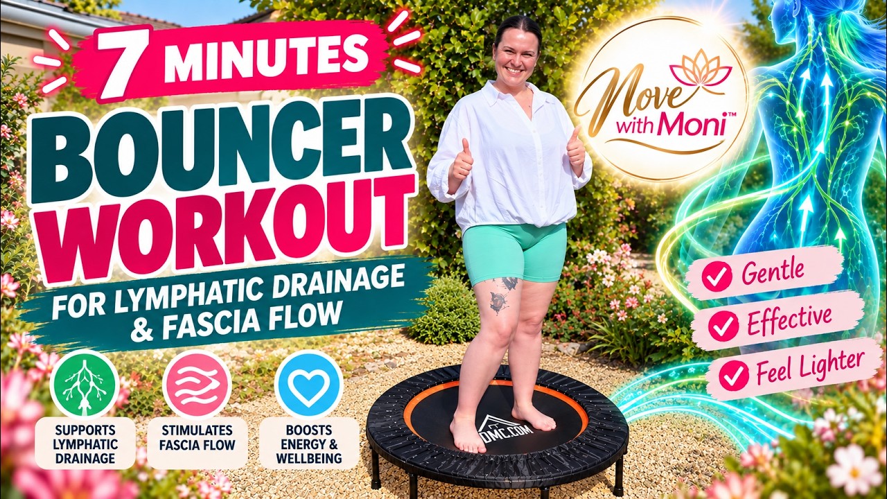 7 mins Bouncer Workout for Lymphatic Drainage & Fascia Flow