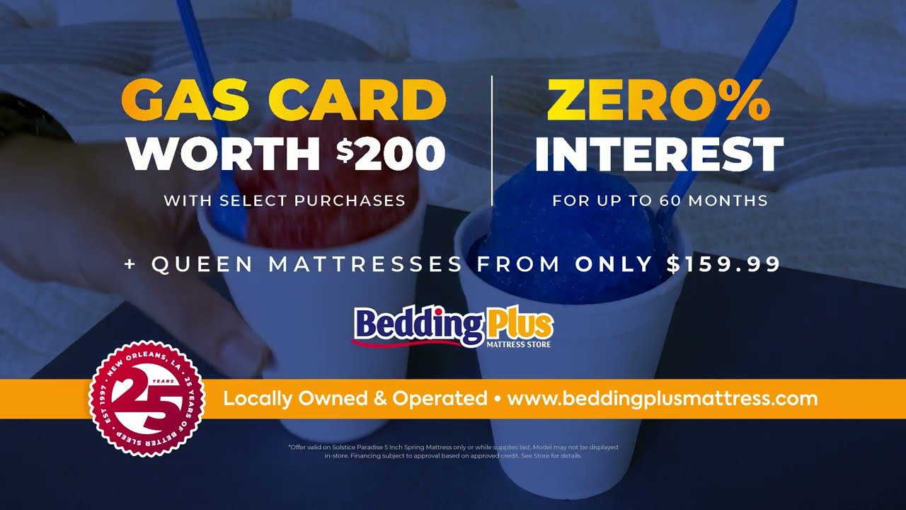 Summer Sale: Gas Card with Purchase of Qualifying Mattress