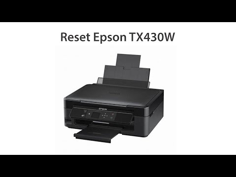 video Reset Epson TX430W Wicreset Key
