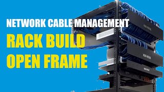 Learning Network Cable Management - A Small Business Open Frame Rack Build