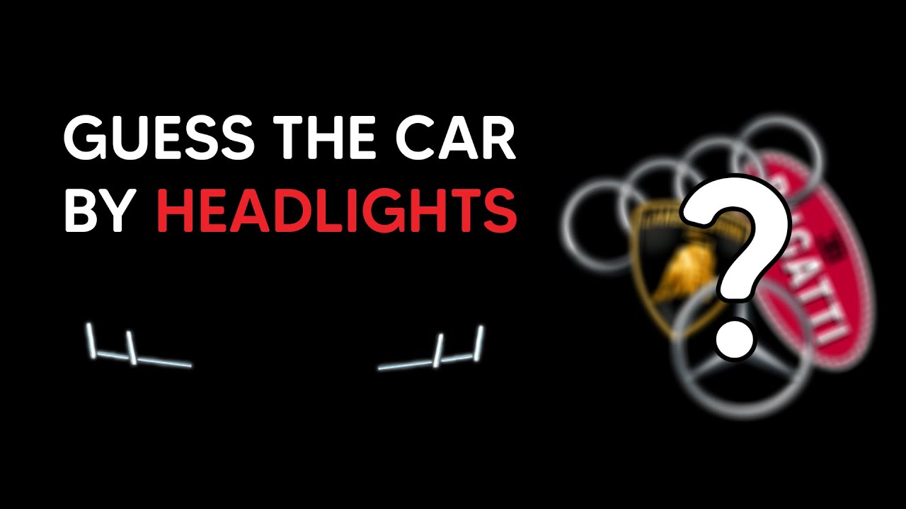Guess The Car By The Headlights Car Quiz YouTube
