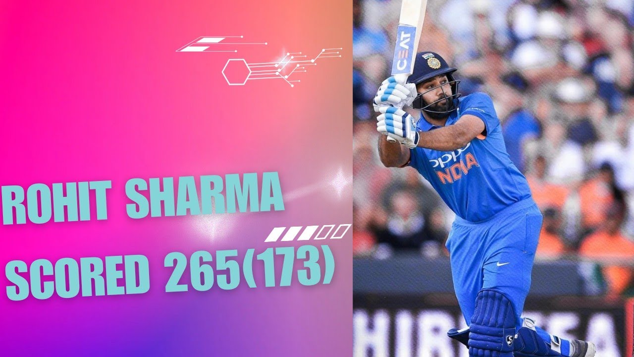 Rohit Sharma Scored A Record Breaking 264 Runs In ODI Cricket Rohit Sharma Scored A Record Breaking 264 Runs In ODI Cricket