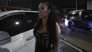Christine Chiu gets into a fender bender while leaving Craig's