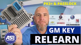 HOW TO PROGRAM KEY FOR GM/CHEVY ANTITHEFT  ECU REPLACEMENT PK3+ / PASSLOCK