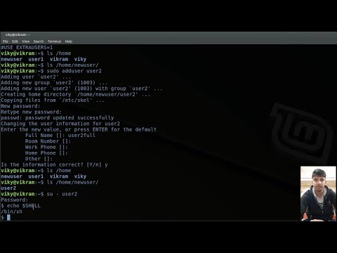 users in linux | create , modify and delete user's account in linux | configuration files of users