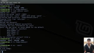 users in linux | create , modify and delete user's account in linux | configuration files of users